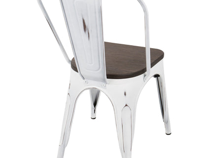 Oregon - IndustrialFarmhouse Stackable Dining Chair (Set of 2)