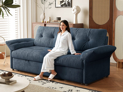 Sofa Bed, 2 In 1 Design For Living Rooms