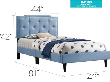 Button Tufted Bed Charming For Cozy Spaces