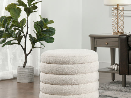 Fuji - Oversized Round Storage Ottoman