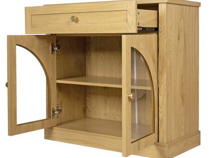 Modern Sideboard Cabinet With 1 Drawer And 2 Arched Doors