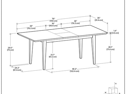Colby - Dining Table, Contemporary