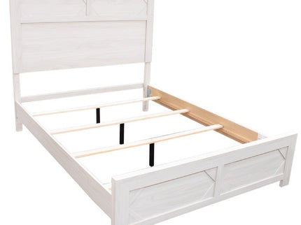 Transitional Bed With High Headboard