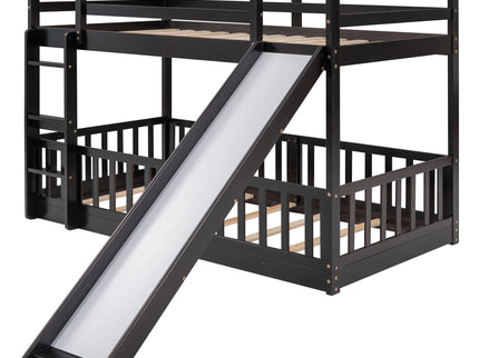 Bunk Bed With Convertible Ladder And Slide