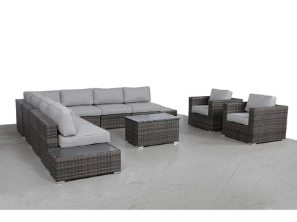 Stylish Entertainment Sectional Set, Outdoor Living