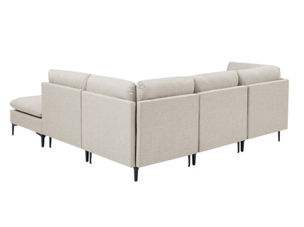 Upholstered Modular Sectional & Tall Legs