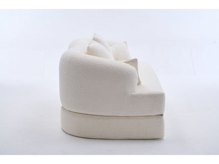 Foldable Sofa Bed, Boneless Couch Convertible Sleeper With 4 Pillows