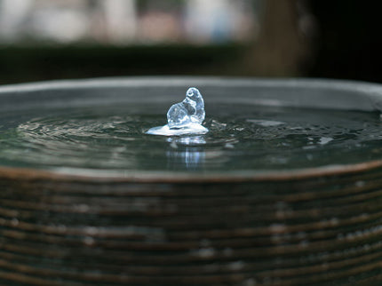 Indoor Outdoor Water Fountain, Unique Broken Urn Fountain Chic Dynamic Modern Design With Light For Garden