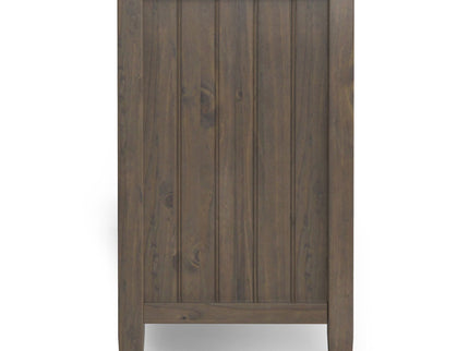 Lev - Handcrafted TV Media Stand - Smoky Brown