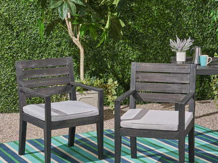 Outdoor Elegant Design Dining Chair (Set of 2)