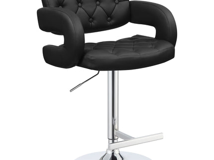 Adjustable Bar Stool With Upholstery
