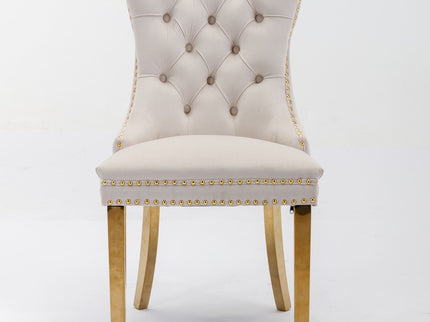 Nikki - Modern, High-End Tufted Dining Chair (Set of 2)