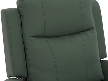 Manual Recliner Chair With 270 Degree Swivel, Massage & Heating, Dual Reclining Positions