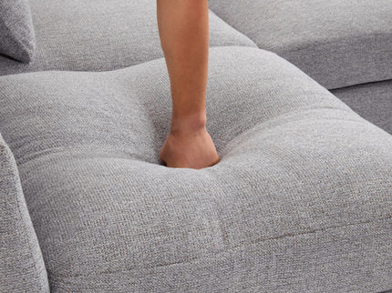 Sectional Sofa Modular U-Shaped With Ottoman & USB Ports