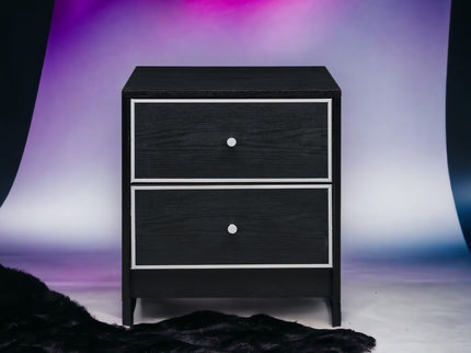 Jabir - Accent Table - Black / Silver