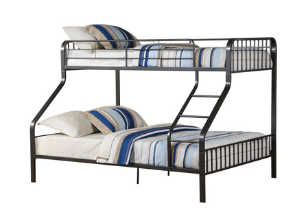 Caius - Twin Long Queen Bunk Bed - Gun
