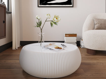 Drum Shaped Coffee Table