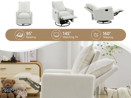 Swivel Rocker Glider Recliner Chair