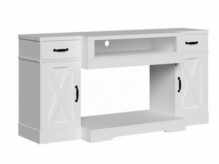 TV Stand With Adjustable Shelves & Double Doors