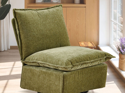 Detachable Single 360 Swivel Rocking Rocker, 360 Swivel Sofa Chair & Single Sofa Lounge, Comfortable Seating For Living Room & Bedroom Sofa 1 Piece