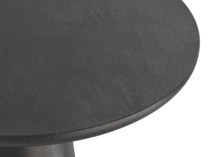Gloria - Cast Aluminum Side Table - Black