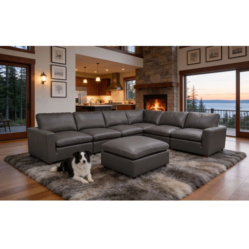 Upholstered Large Seating Modular Sectional