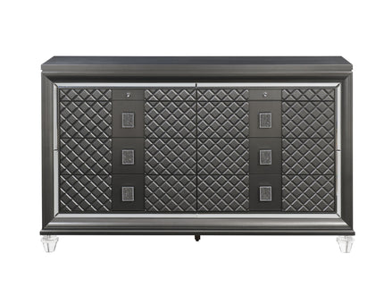 Sawyer - Metallic Dresser - Gray