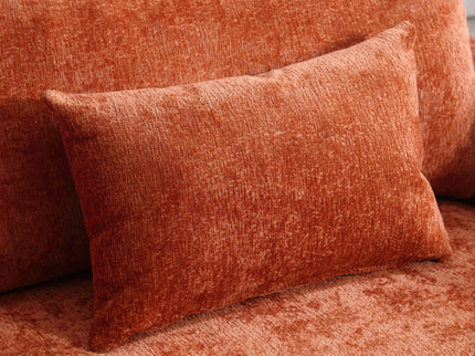 Mid Century Modern Fabric Loveseat Sofa, 2 Seat Upholstered Couch