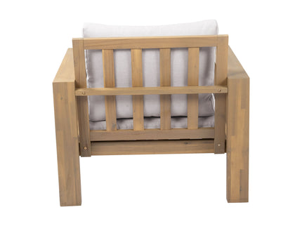 Stylish Outdoor Chair Set With Cushions For Garden (Set of 2)
