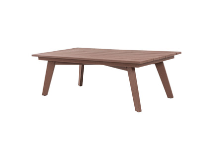 Outdoor Coffee Table, Wide Tabletop For Patio - Brown