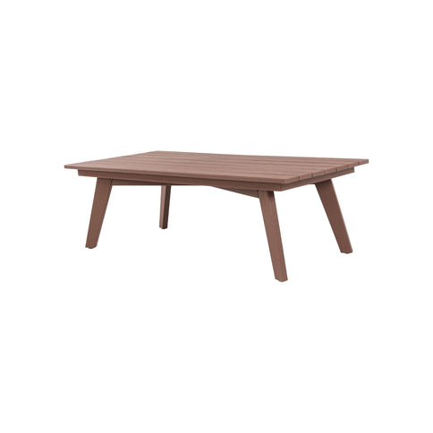 Outdoor Coffee Table, Wide Tabletop For Patio - Brown