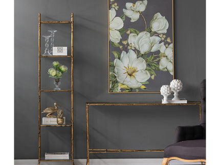 Botanical Wall Art Prints, Home Decor For Living Room Dining Room Bedroom Hallway - Gold