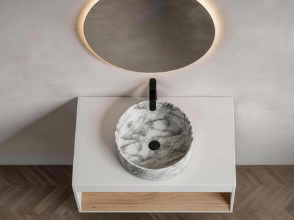 Floating Bathroom Vanity With Vessel Sink