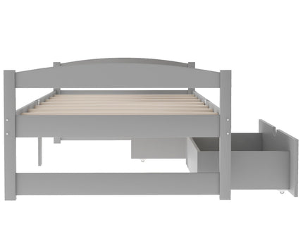 Platform Bed With 2 Drawers