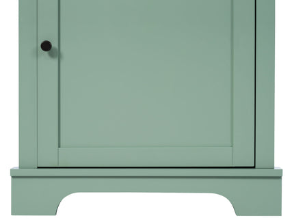 Tall Storage Cabinet With 3 Drawers And Adjustable Shelves For Bathroom