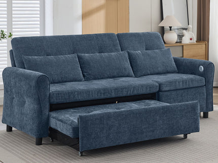 3 Seater Sofa Bed And Reversible Recliner