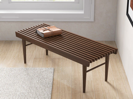 Mia - Bench - Dark Brown