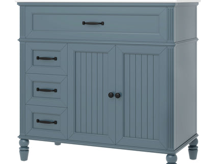 Bathroom Vanity With Sink, Freestanding Cabinet & Drawers