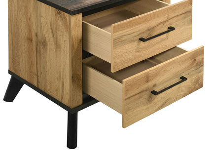 Georgina - 4 Piece Queen Bedroom Set With Trim - Natural