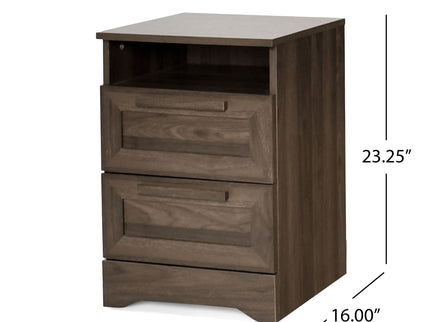 Broxon - Rustic Drawer Nightstand