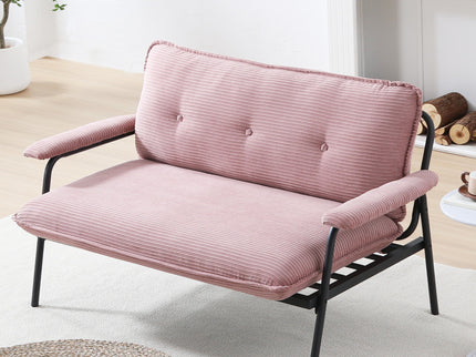 Modern Metal Frame Sofa With Sponge Filling For Compact Spaces And Versatile Use