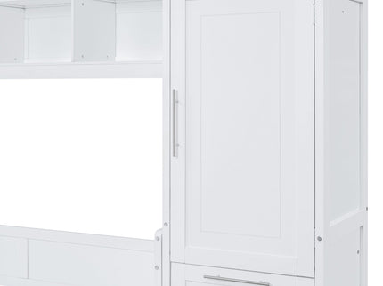 Space Saving Murphy Wall Bed With Closet And Drawers