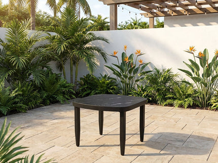 Outdoor Elegance Table, Rounded Corners