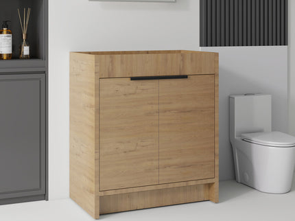 Freestanding Bathroom Vanity Cabinet With Soft Close Doors, Cabinet Only