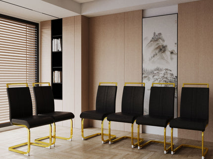 Side Dining Room Chair, Padded Seat High Back