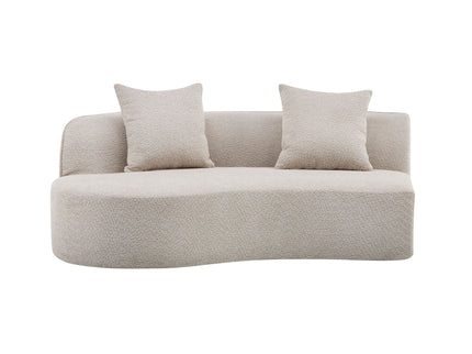 Elegant Curved Sectional Sofa With Full Foam Comfort