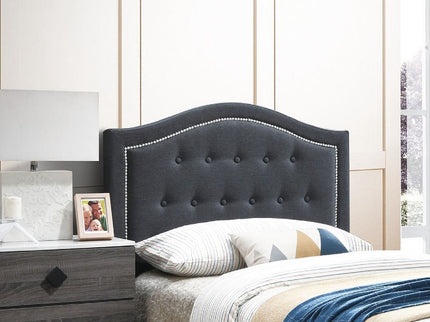European Style Bed, Button Tufted Headboard