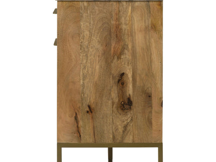 Paloma - 3 Door Herringbone Accent Cabinet - Natural