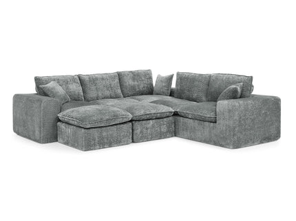Sectional Sofa With Moveable Ottoman