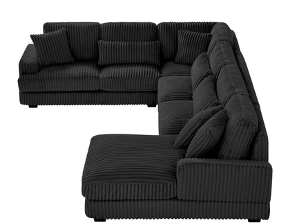 Oversized Sectional Sofa U - Shaped Sofa Couch Modern Sofa Upholstered In Soft With A Chaise Lounge For Living Room